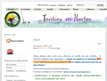 Tablet Screenshot of jardins-en-herbes.org